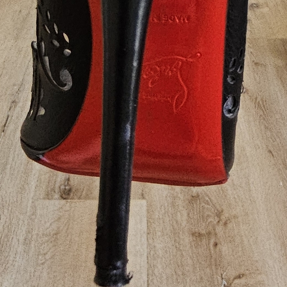 Christian Louboutin Impera 100 calf and pvc pumps 37 - Picture 8 of 12